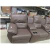 Image 2 : 8pce Sectional Leather/Leather Style (Total) 
