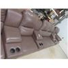 Image 4 : 8pce Sectional Leather/Leather Style (Total) 