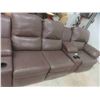 Image 5 : 8pce Sectional Leather/Leather Style (Total) 