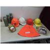 Image 1 : 4 Hard Hats, Caution Tape, New Dual Cartridge 