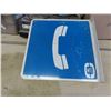 Image 2 : 2 Metal Signs : MTS 2 Sided 15'' x 15'' with Frame ,