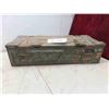 Image 1 : Military Metal Ammo Box 22'' x 9'' x 5'' H 