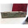 Image 4 : Military Metal Ammo Box 22'' x 9'' x 5'' H 
