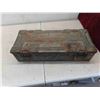 Image 6 : Military Metal Ammo Box 22'' x 9'' x 5'' H 