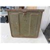 Image 3 : Vintage Metal Ammo Box 14'' x 12'' x 14'' H 