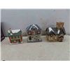 Image 4 : Christmas Village Houses, Trees, People & More 