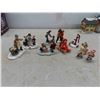 Image 8 : Christmas Village Houses, Trees, People & More 