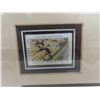 Image 2 : Numbered Print with 2 United Kingdom Stamps 17'' x