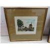 Image 3 : 6 Framed Pictures Including 2 Petit Point, Largest is 