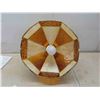 Image 8 : Stained Glass Hanging Light Fixture 15'' Across x 
