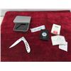 Image 1 : Gescan Pocket Knife with Case, Zippo Key Holder 