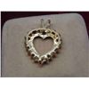 Image 3 : Vintage 10kt Yellow Gold Pendant with Natural