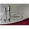 Image 3 : 2 Surreal Grey Cityscape - 11" Ceramic Art Plate Wall 