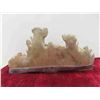 Image 2 : Vintage Chinese Hand Carved Soapstone Mountain