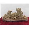 Image 8 : Vintage Chinese Hand Carved Soapstone Mountain