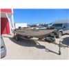 Image 1 : Aluminum 17ft Boat with Mercury 20HP & Spartan Trailer NO TOD