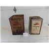Image 1 : Gargoyle Mobiloil A 4 Gal Can with Shipping Labelled Crate 