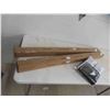 Image 1 : Pinch Pleated Curtains & (2) 72"-144" Brass 