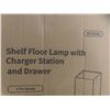 Image 2 : Shelf Floor Lamp with Charge Station - New