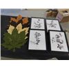 Image 1 : 4 Framed Black/White Flower Pictures 12'' x 15'' ,