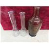 Image 2 : 8pce of Glassware, Vases, Crystal Salad Bowl & 