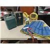 Image 1 : Minnow Pail, Coleman Propane Lantern No Glass ,