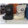 Image 8 : 2 Pairs of Sorel Winter Boots Size 10 + 11 , 