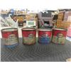 Image 2 : 4 Esso Grease Cans 