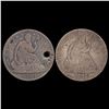 Image 1 : 1858-O/1842 Seated Liberty Half [2] NICE CIRC