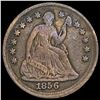 Image 1 : 1856 Seated Liberty Half Dime LIGHTLY CIRCULATED