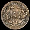 Image 2 : 1856 Seated Liberty Half Dime LIGHTLY CIRCULATED