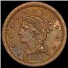 Image 1 : 1856 Braided Hair Large Cent CLOSELY UNCIRCULATED