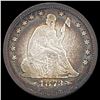 Image 1 : 1873 Seated Liberty Quarter NICELY CIRCULATED