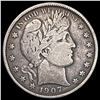 Image 1 : 1907-O Barber Half Dollar NICELY CIRCULATED
