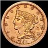 Image 1 : 1851 Braided Hair Half Cent CLOSELY UNCIRCULATED