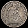 Image 1 : 1854 Seated Liberty Half Dollar NICELY CIRCULATED