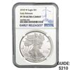 Image 1 : 2018-W Silver Eagle NGC PF70 Ultra Cameo