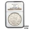 1986 American Silver Eagle NGC MS69