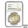 Image 1 : 1926 Peace Dollar NGC MS63