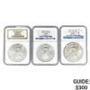 Image 1 : [3] 2001-2013 Silver Eagle $1 NGC MS69