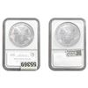 Image 2 : [2] 1996/2000 American Silver Eagle NGC MS69