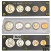 Image 1 : 1956-1964 US Proof Set Lot [15 Coins]