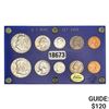 Image 1 : 1959 Gem BU P and D Mint Set [10 Coins]