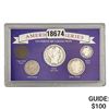 Image 1 : 1891-1908 Yesteryear US Coin Set [5 Coins]
