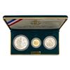 Image 2 : 1992 Columbus 3 Coin Set 0.2419oz AGW Gold