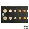 Image 1 : 1958 GEM BU P and D Mint Set [10 Coins]