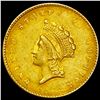 Image 1 : 1855 Indian Princess Head Gold Dollar CLOSELY UNCIRCULATED