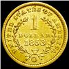 Image 2 : 1853-O Liberty Head Gold Dollar HIGH GRADE