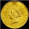 Image 1 : 1855 $1 Indian Princess Head Gold Dollar NICELY CIRCULATED
