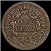 Image 2 : 1852 Braided Hair Large Cent CLOSELY UNCIRCULATED
